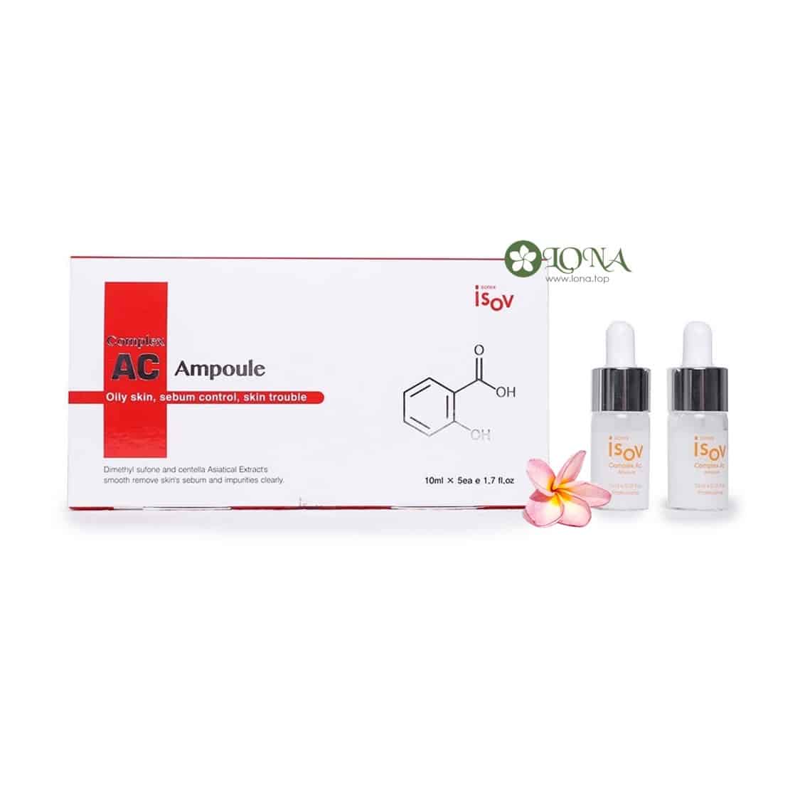 Serum Complex Ac Ampoule Isov đặc trị mụn (5 lọ) – Giá bộ