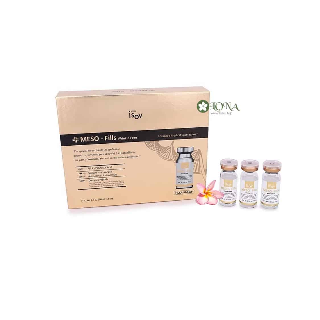 Serum Meso Fills Isov tái tạo collagen, trẻ hóa da (5 lọ) – Giá bộ